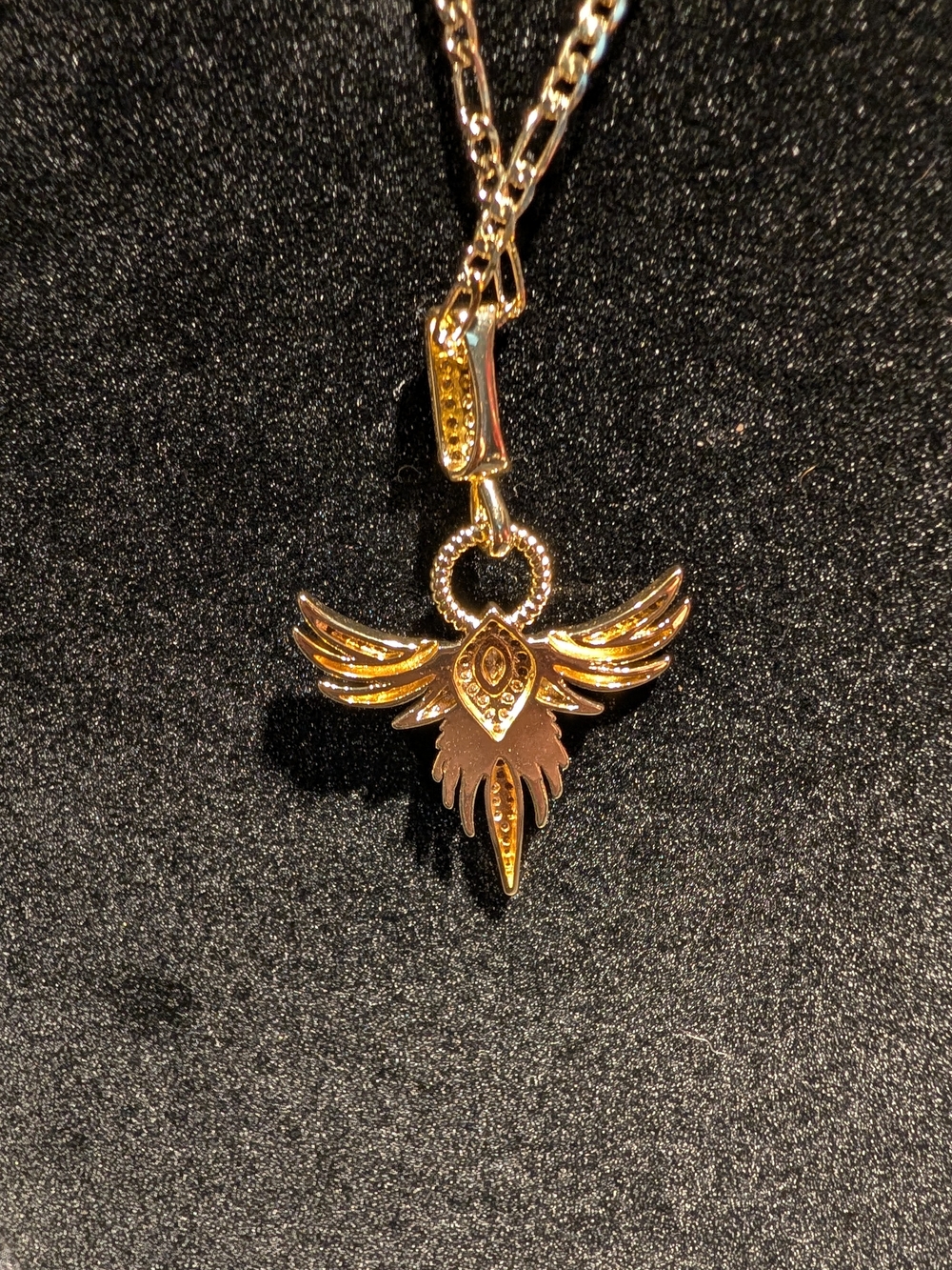 18k Gold-filled Winged Pendant Necklace - Women Jewelry
